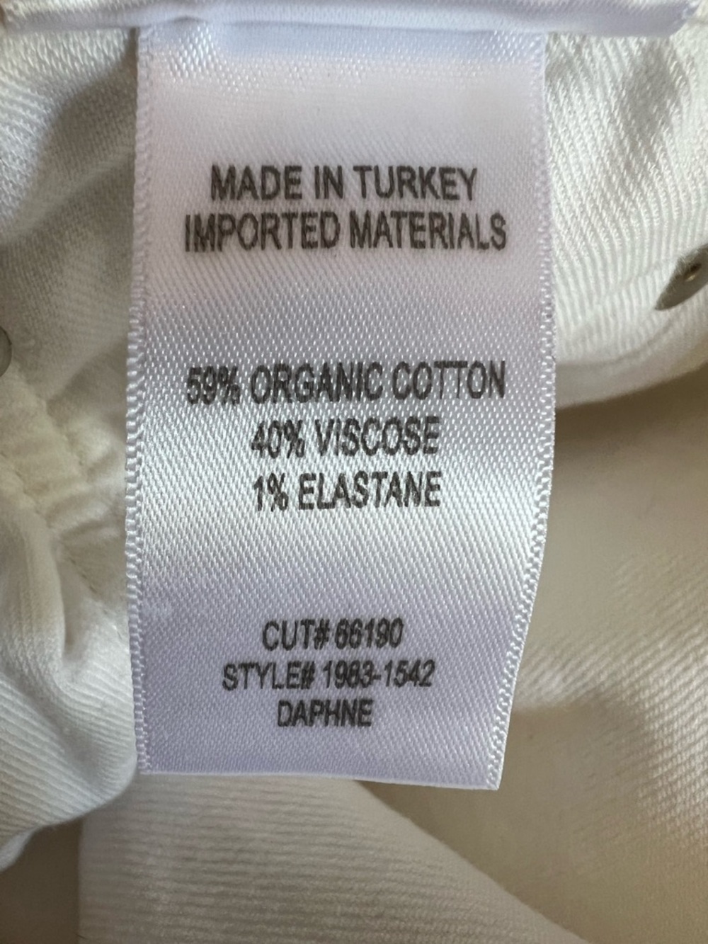 Citizens of Humanity Daphne Crop White 30 Premium Vintage Denim - Picture 15 of 15